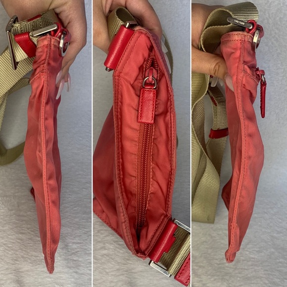 ✨✨✨✨SOLD✨✨✨✨ Prada Nylon Pink Crossbody Vintage - Picture 11 of 11